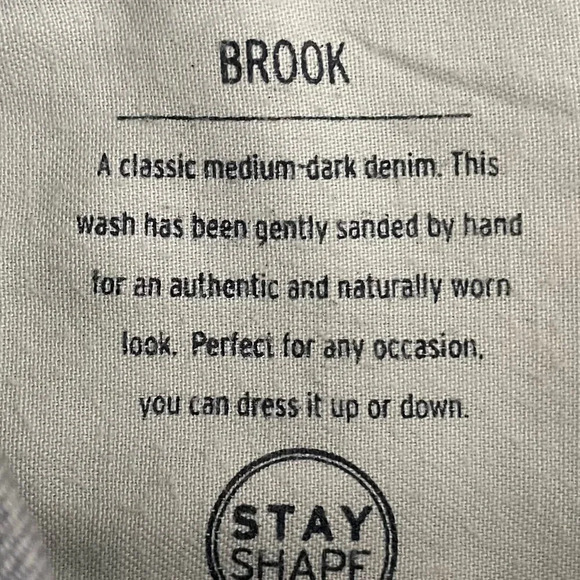 Eddie Bauer Brook Curvy Boot Cut 5 Pocket Med Dark Wash Denim Jeans Blue Sz 4 - Picture 9 of 11